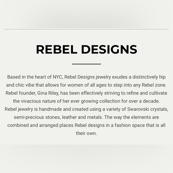 EUC by Rebel Designs. 5-Bar, Metal with Vintage Black Leather. NEVER WORN - Picture 3 of 5